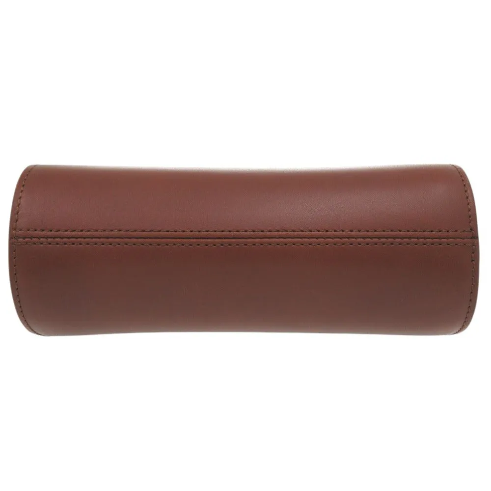 A.P.C. Shoulder Bag PXAWVF61392CAD leather Brown SAC DEMI LUNE MINI HALF MOON BAG