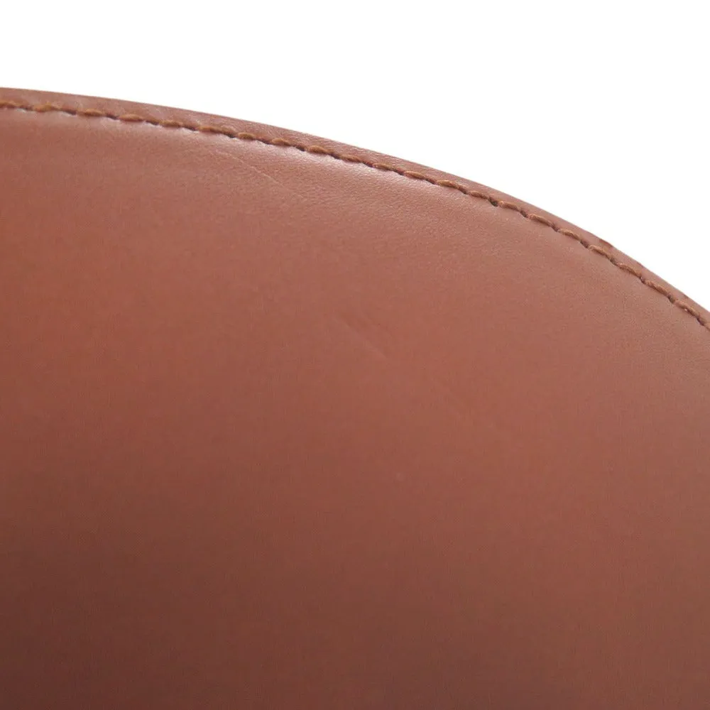 A.P.C. Shoulder Bag PXAWVF61392CAD leather Brown SAC DEMI LUNE MINI HALF MOON BAG