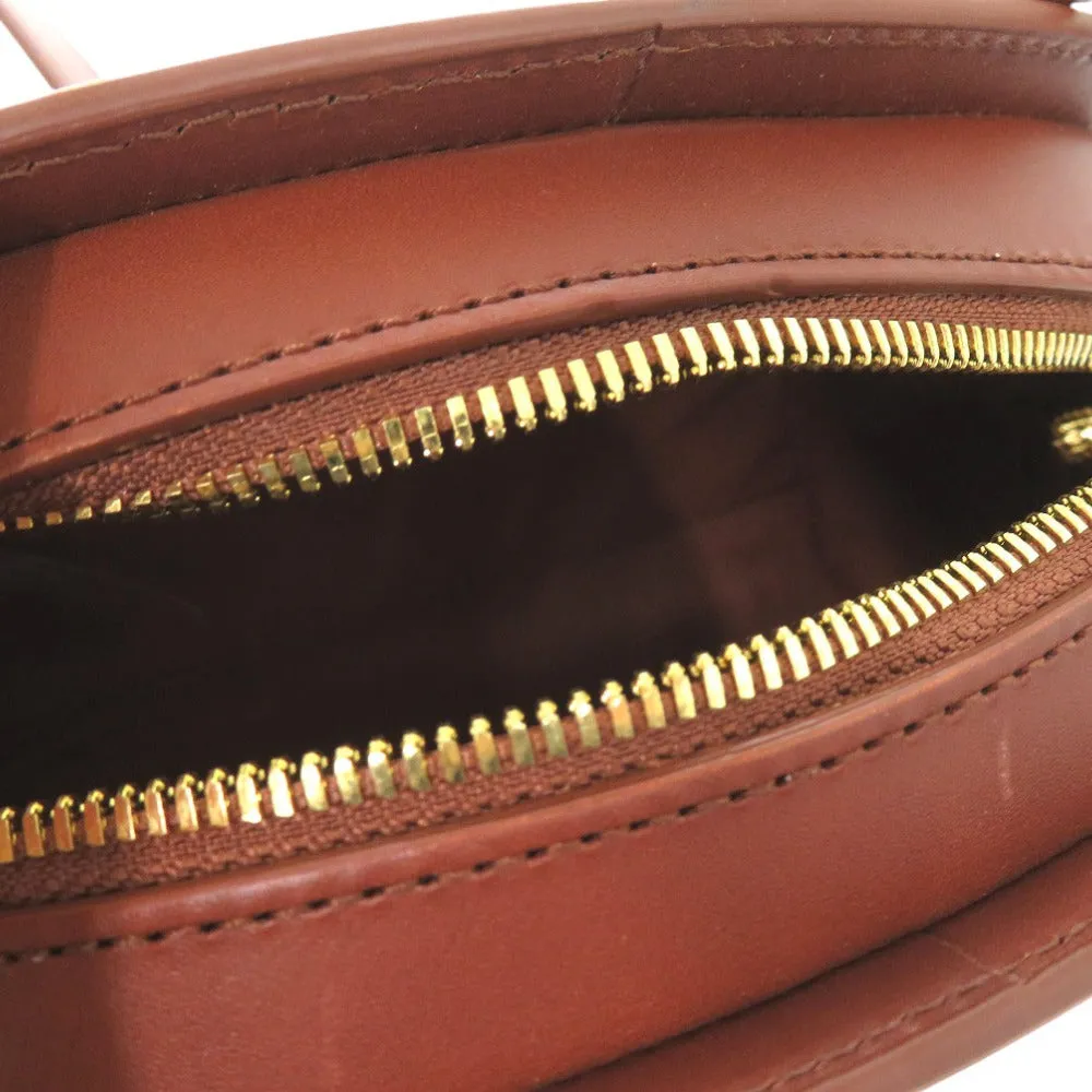 A.P.C. Shoulder Bag PXAWVF61392CAD leather Brown SAC DEMI LUNE MINI HALF MOON BAG