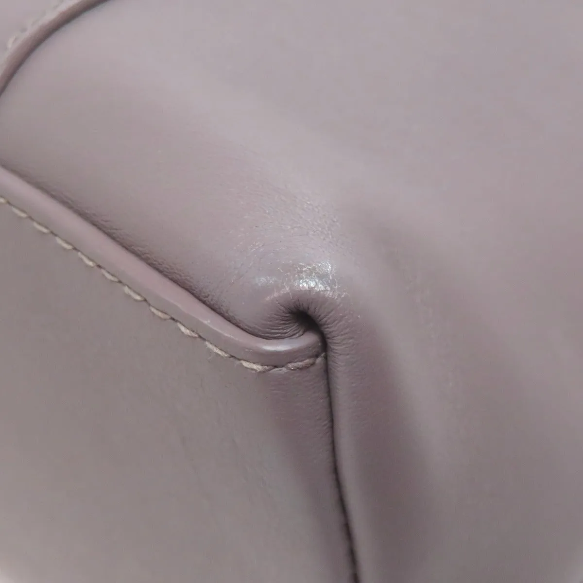 BALENCIAGA Shoulder Bag 671353 Calfskin gray Downtown