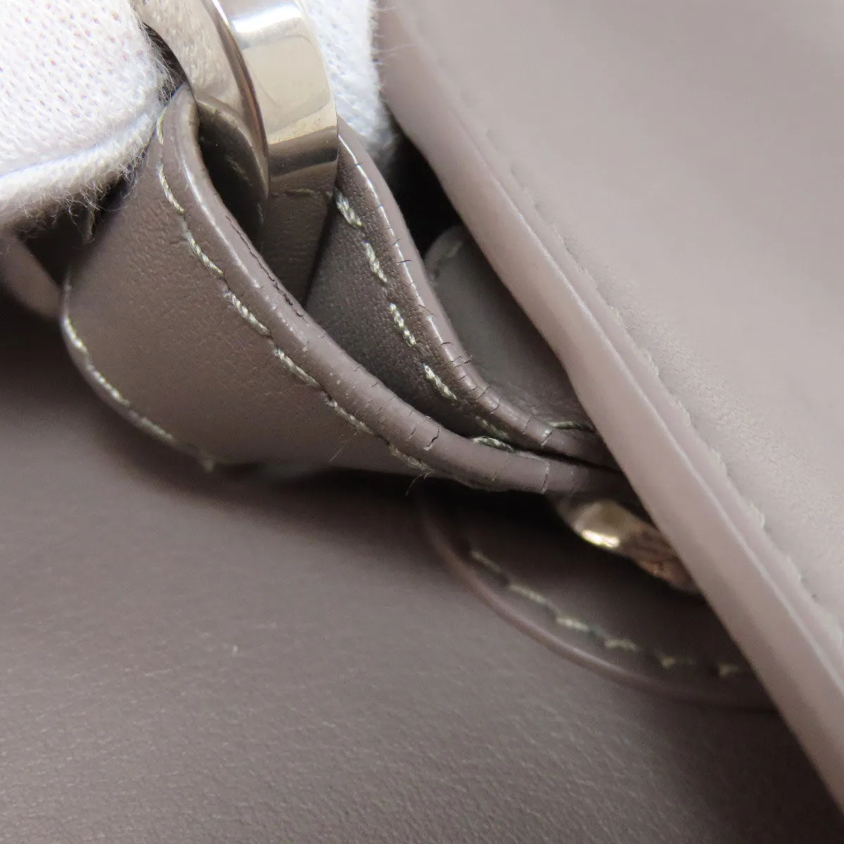 BALENCIAGA Shoulder Bag 671353 Calfskin gray Downtown