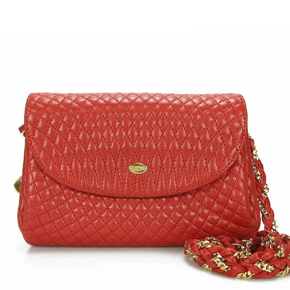 BALLY Shoulder Bag leather Red