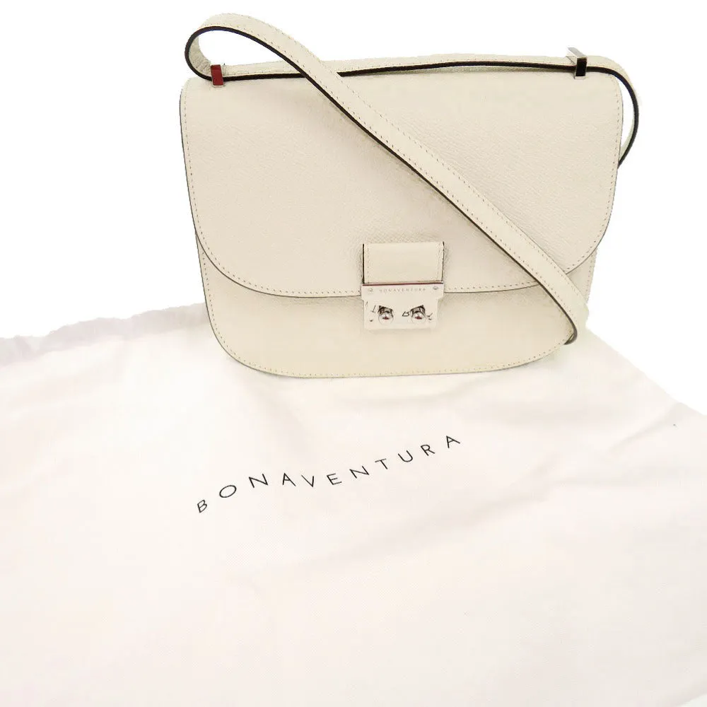 BONAVENTURA Shoulder Bag leather white Stella Women Used