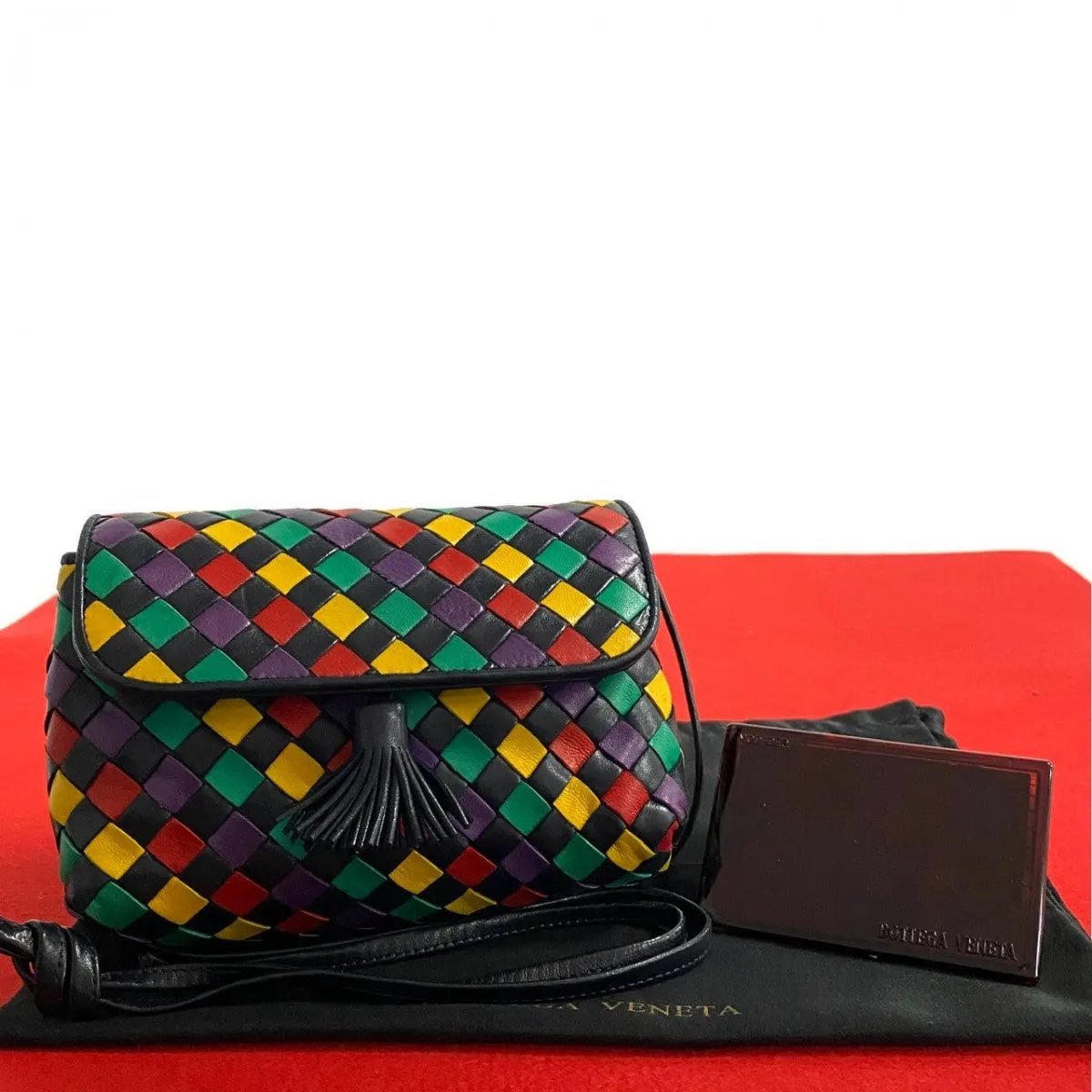 BOTTEGAVENETA Shoulder Bag leather multicolor