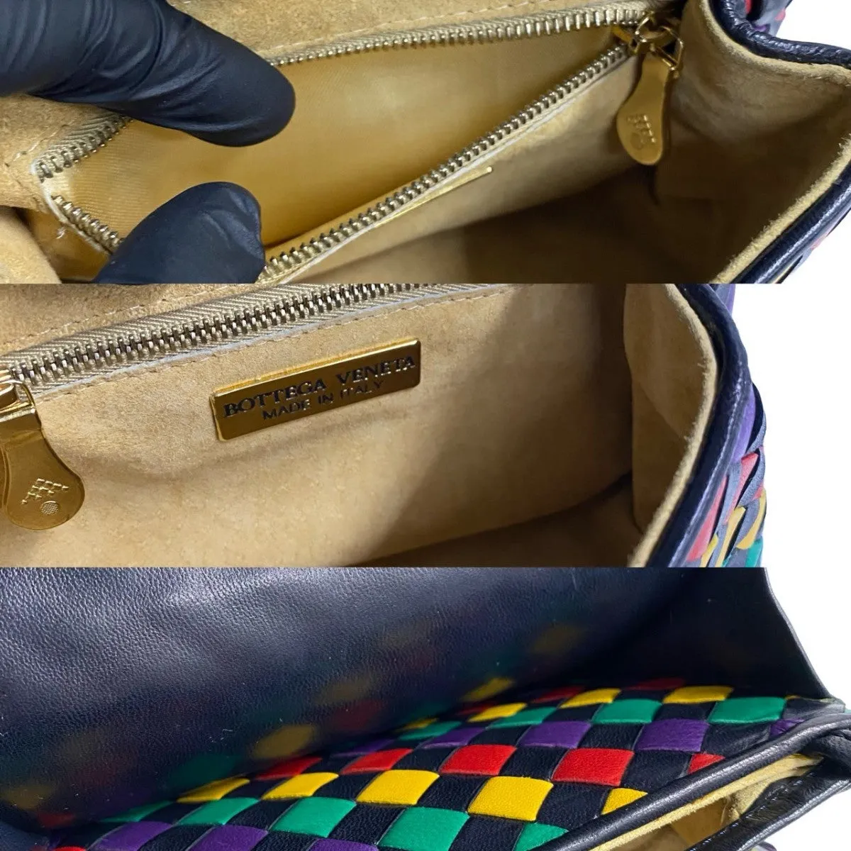 BOTTEGAVENETA Shoulder Bag leather multicolor