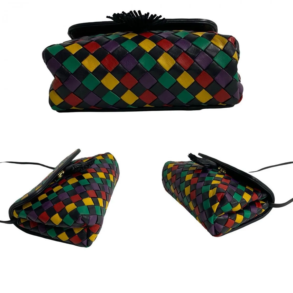 BOTTEGAVENETA Shoulder Bag leather multicolor