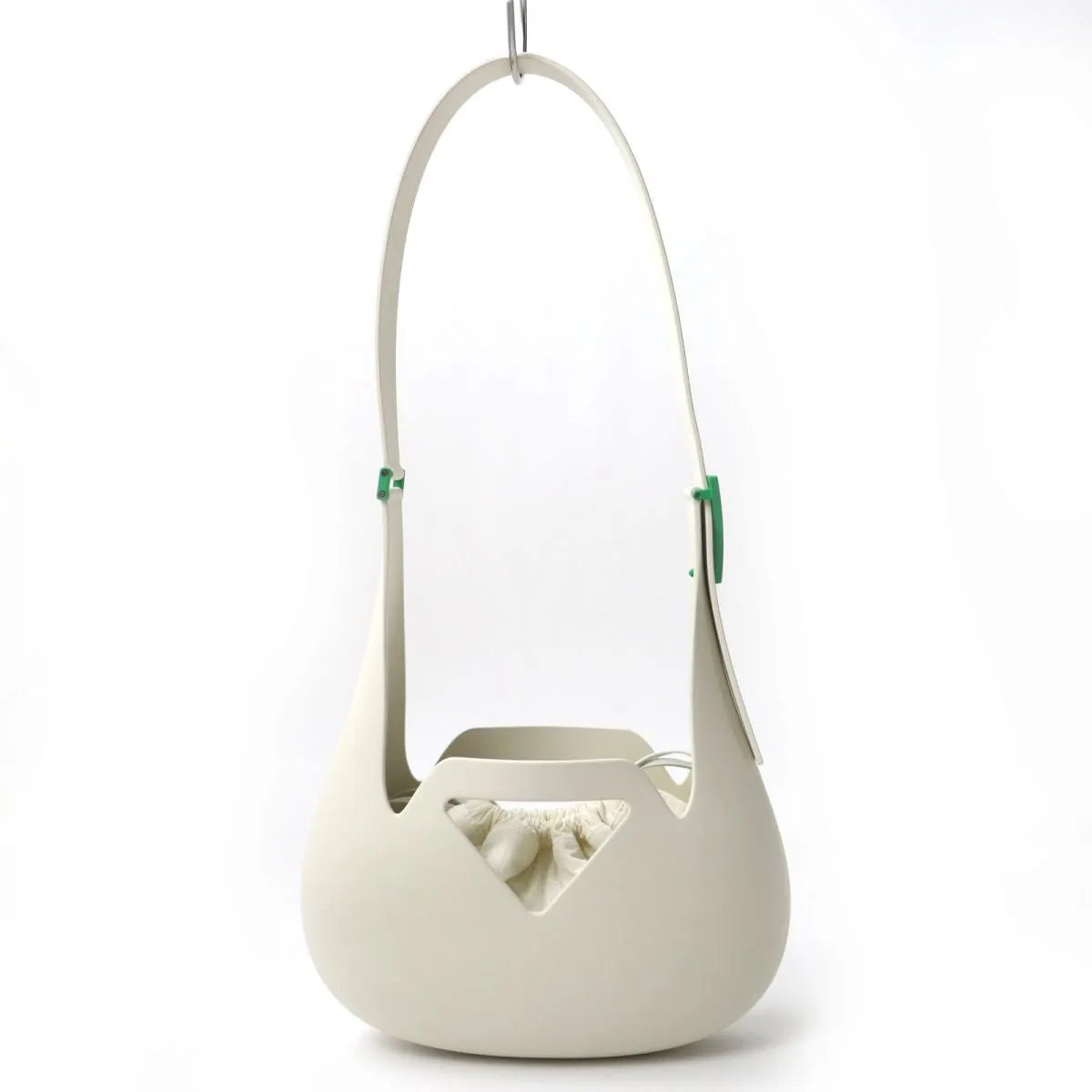 BOTTEGAVENETA Shoulder Bag Main: Rubber White x green Women Used