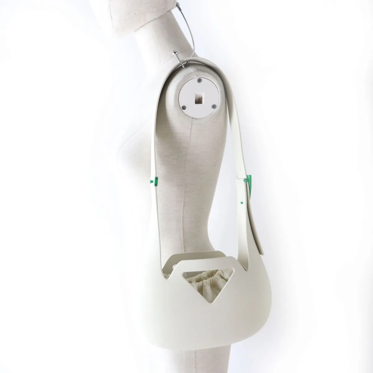 BOTTEGAVENETA Shoulder Bag Main: Rubber White x green Women Used