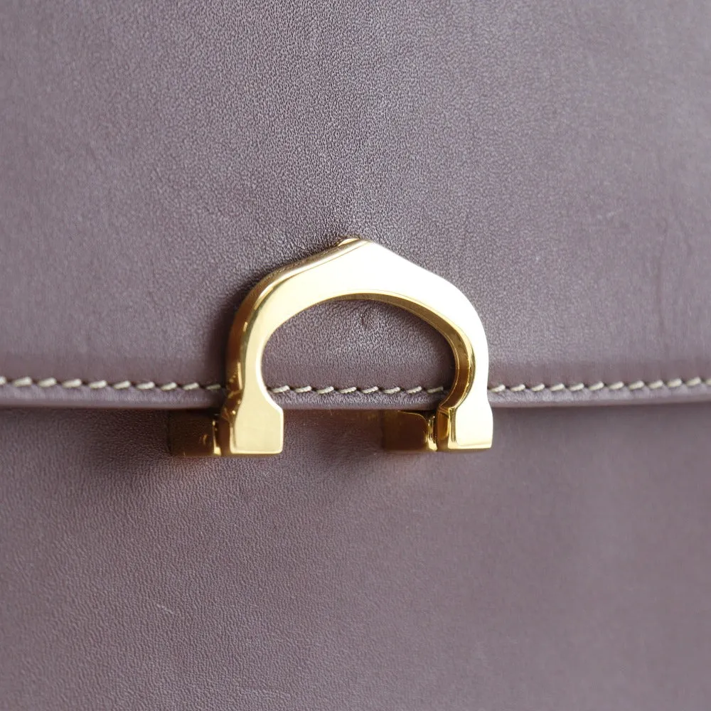 CARTIER Shoulder Bag Calfskin Bordeaux vintage Must Line Women Used