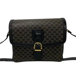 CELINE Shoulder Bag leather black