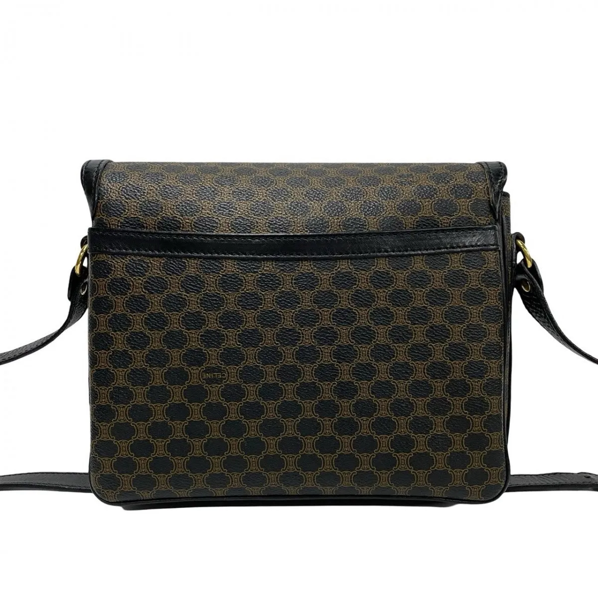 CELINE Shoulder Bag leather black
