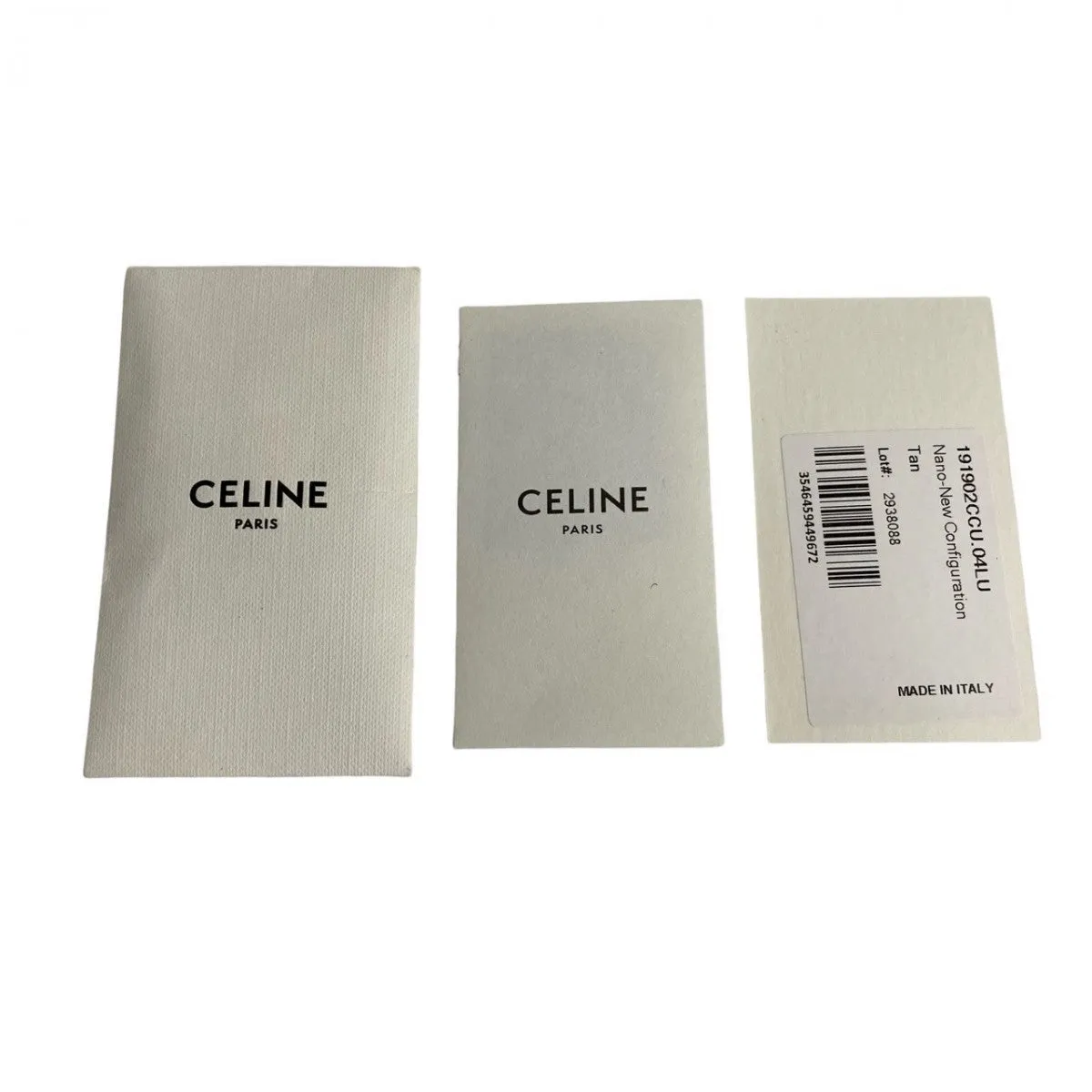CELINE Shoulder Bag leather Brown Triomphe Mini Shoulder