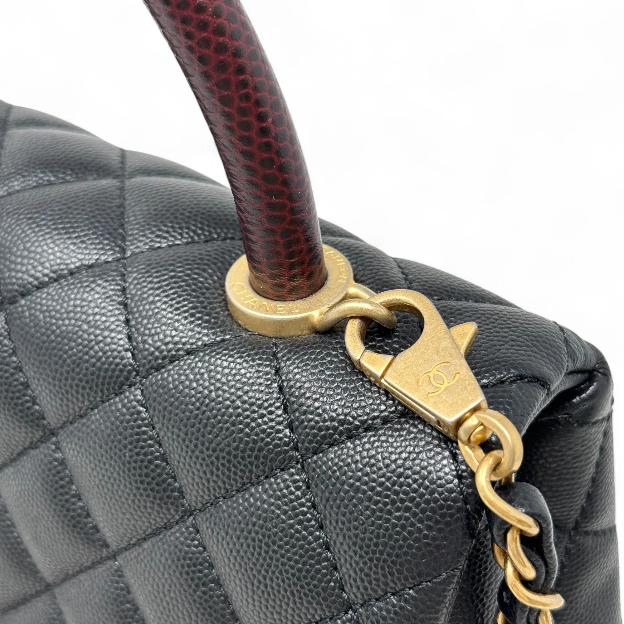 Chanel Black Medium Coco Handle