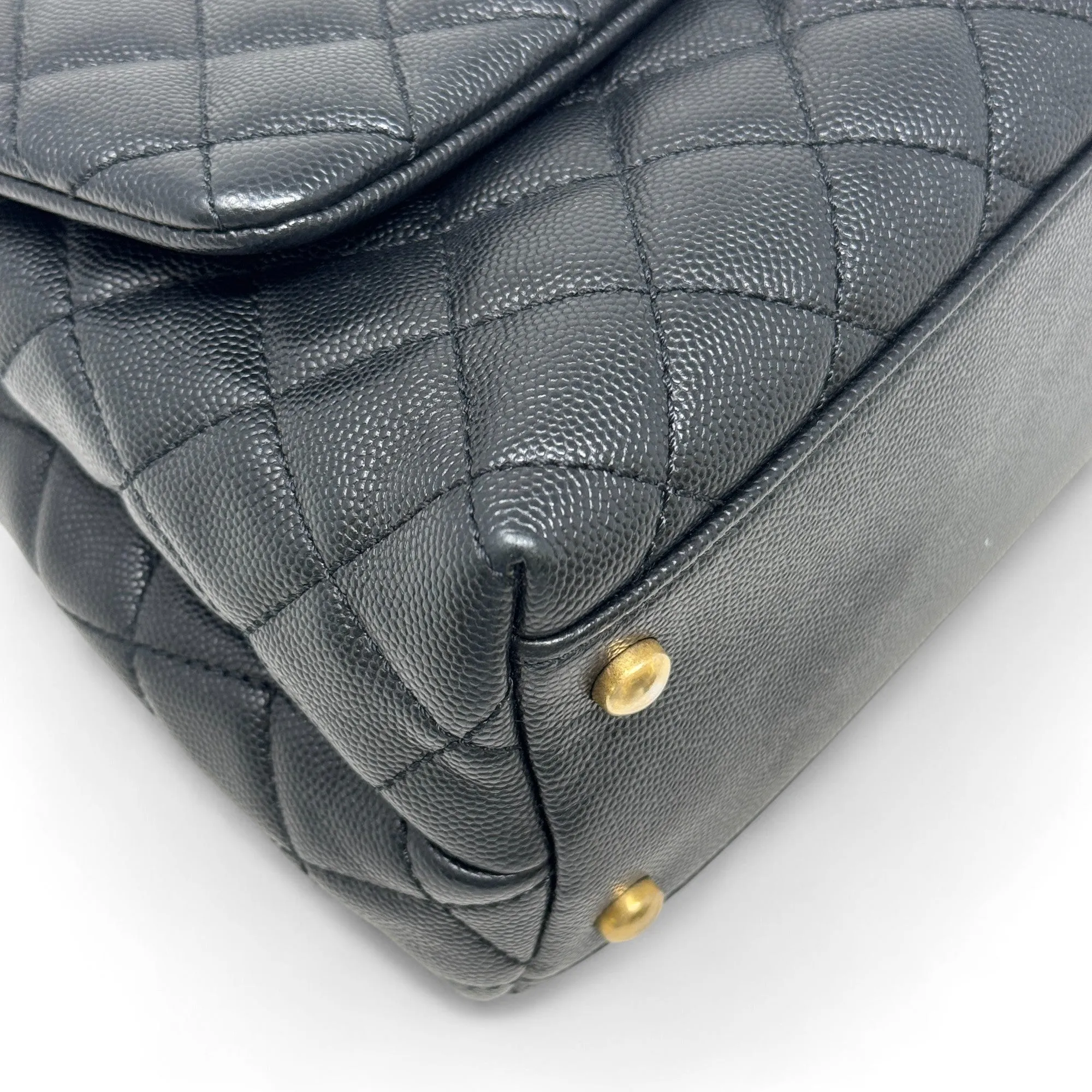 Chanel Black Medium Coco Handle