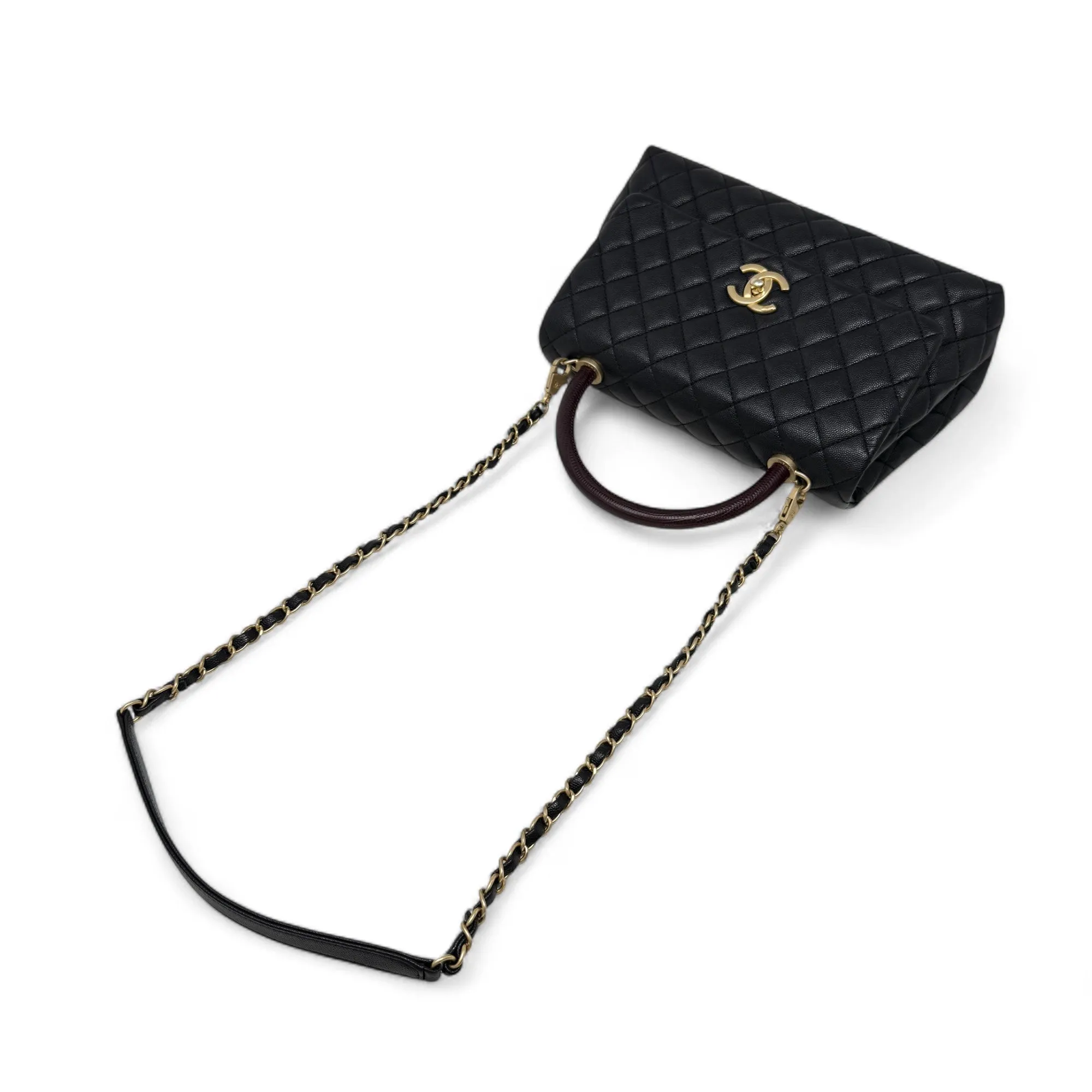 Chanel Black Medium Coco Handle