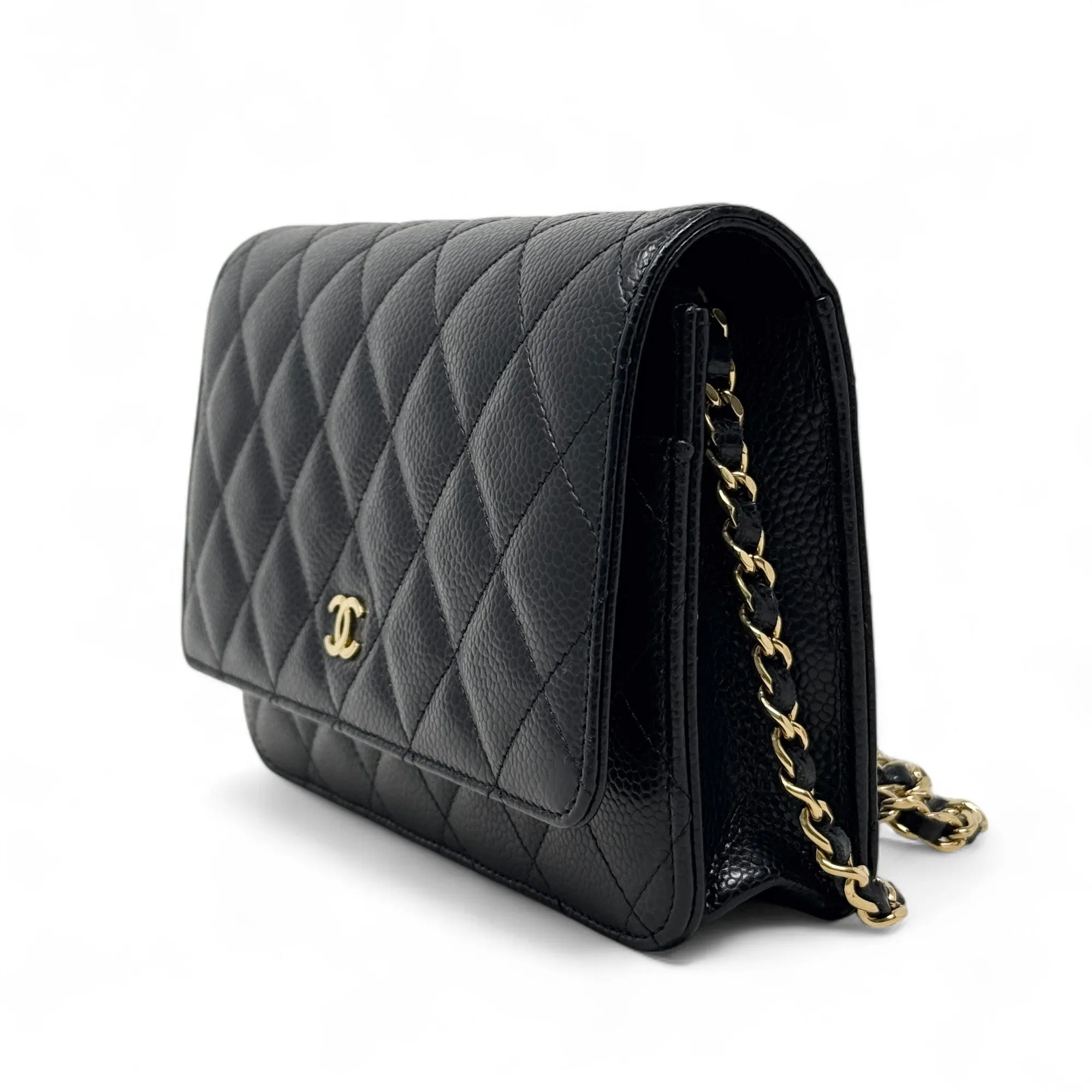 Chanel Black Wallet On Chain