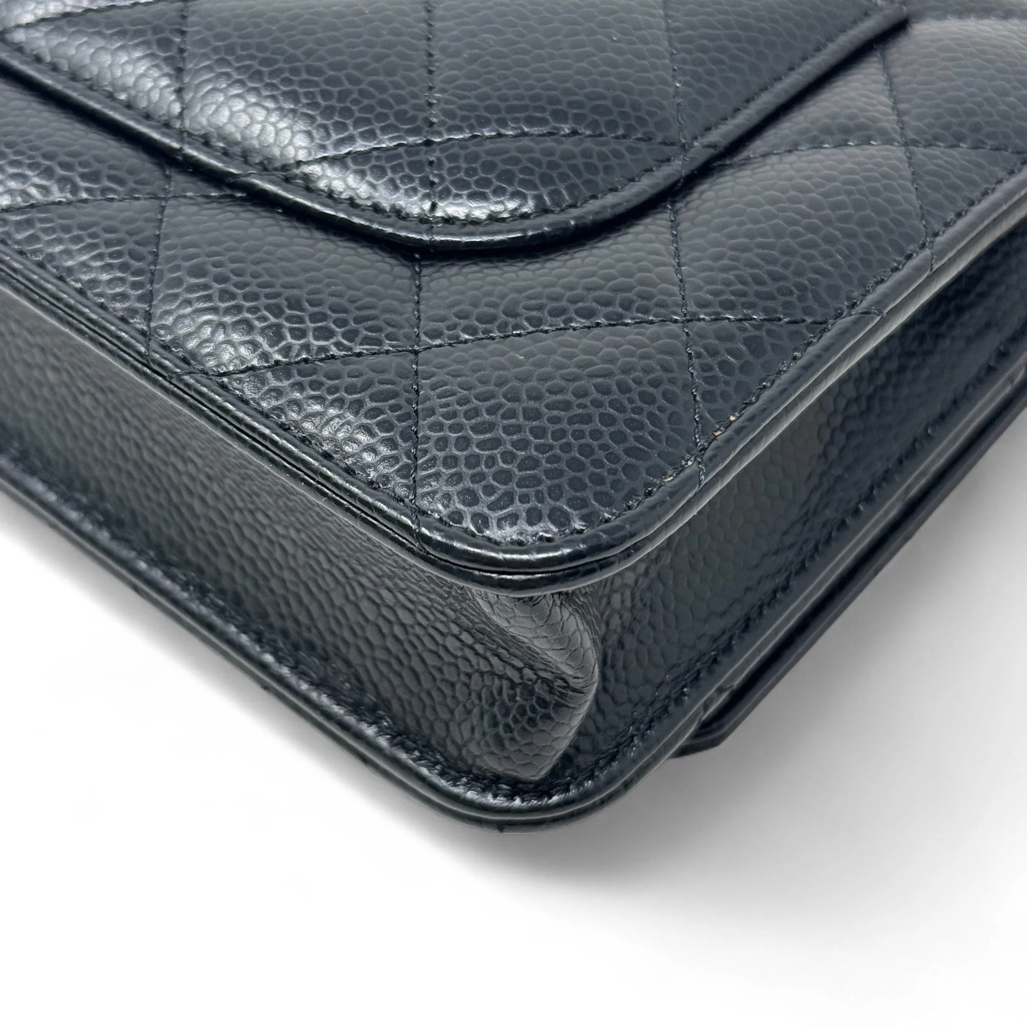 Chanel Black Wallet On Chain