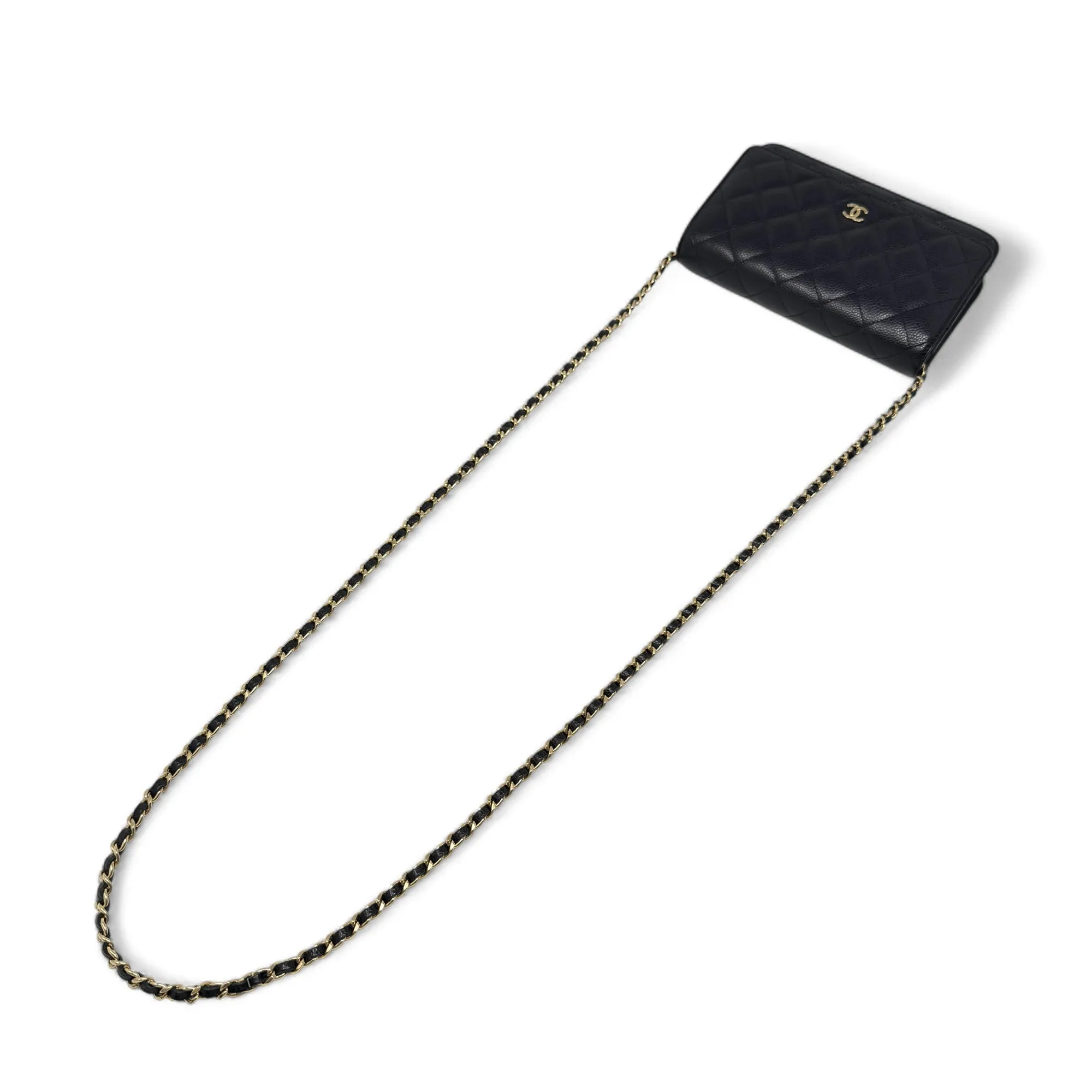 Chanel Black Wallet On Chain