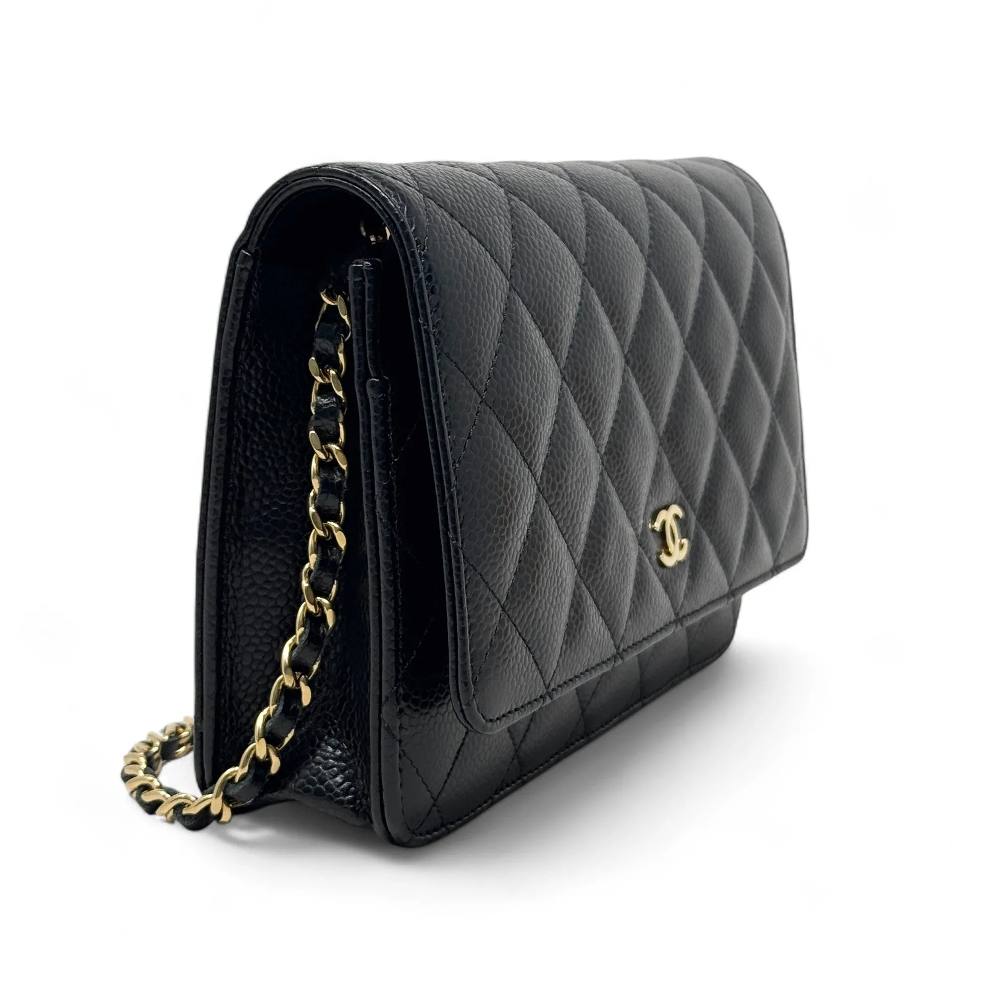 Chanel Black Wallet On Chain