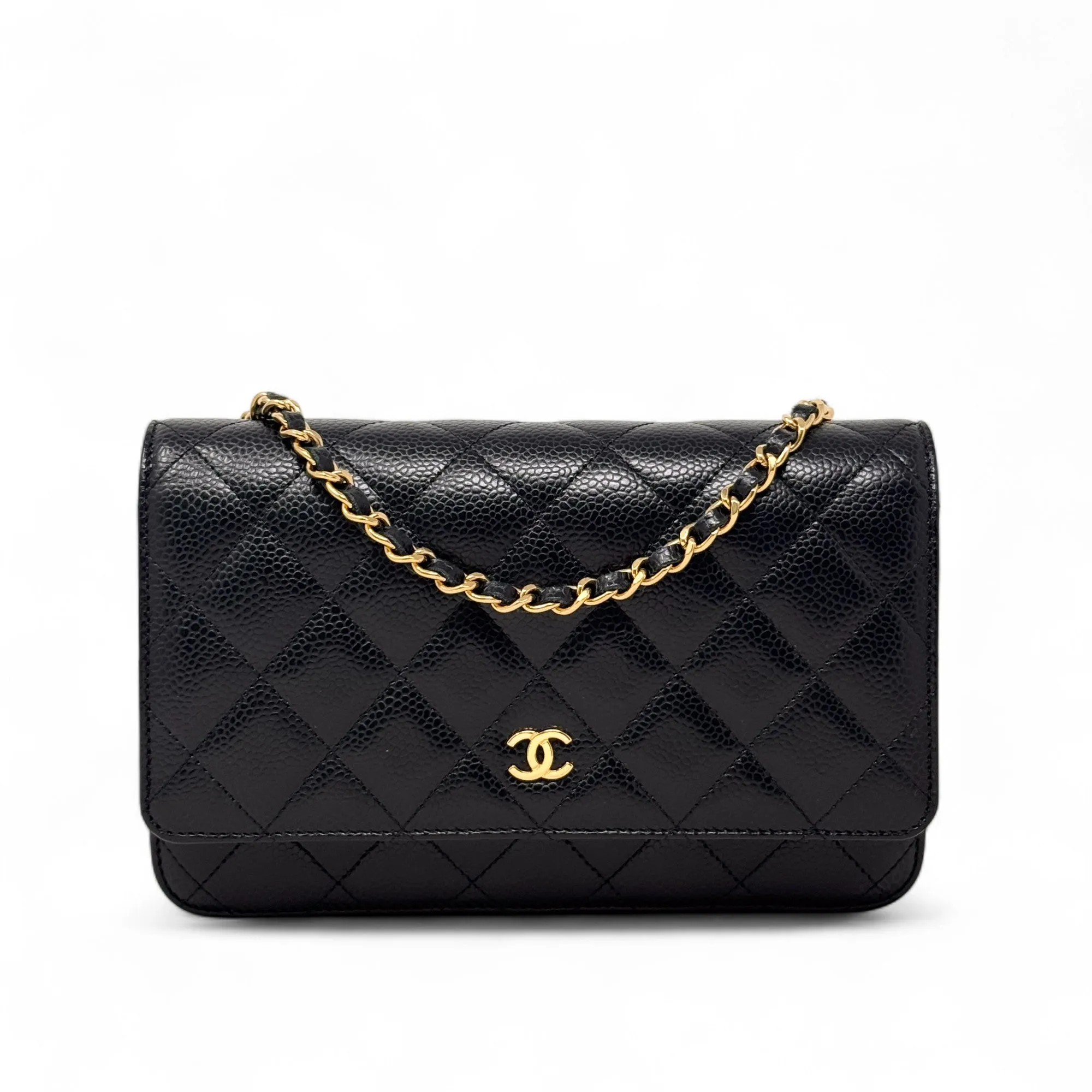 Chanel Black Wallet On Chain