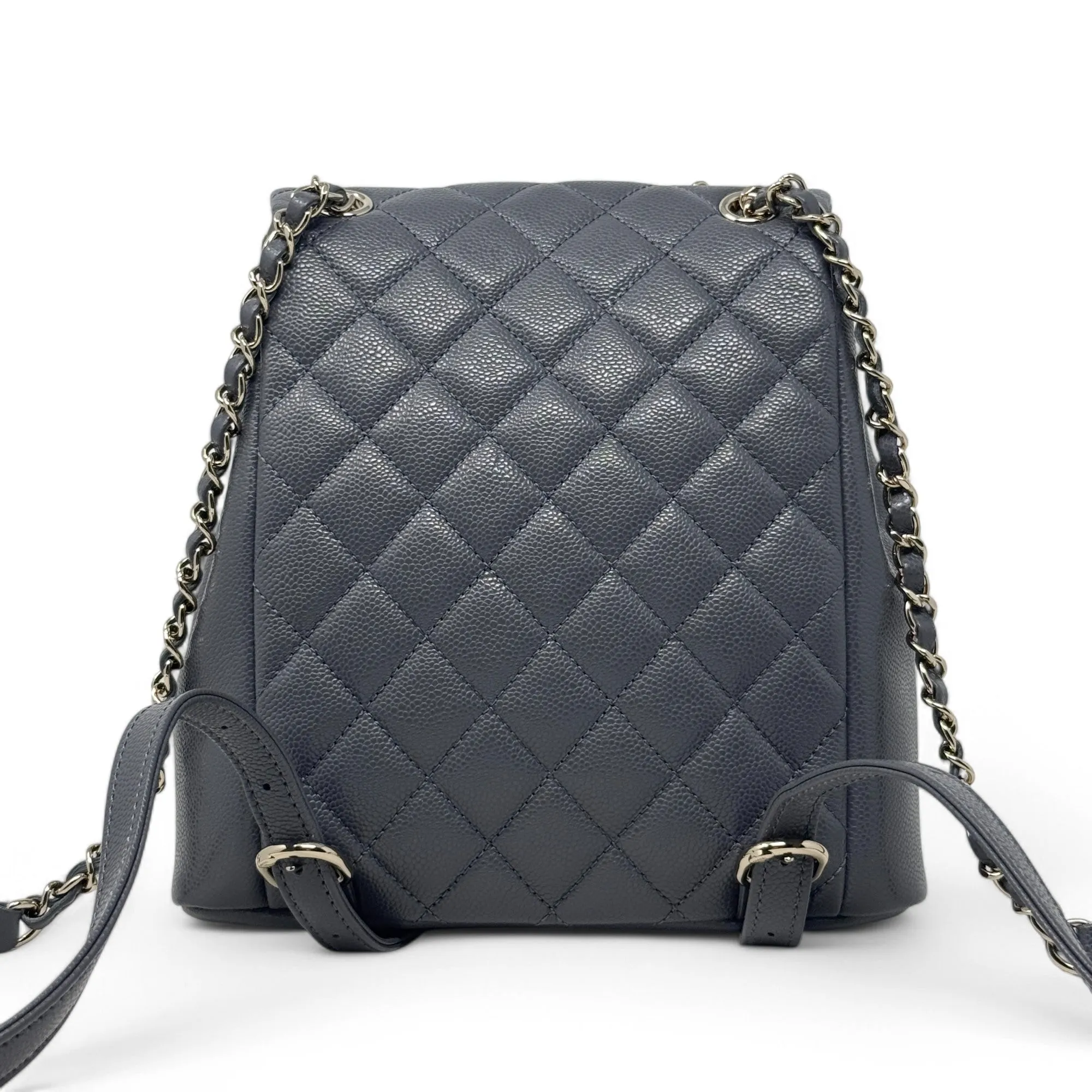 Chanel Grey Mini Duma Pockets Backpack
