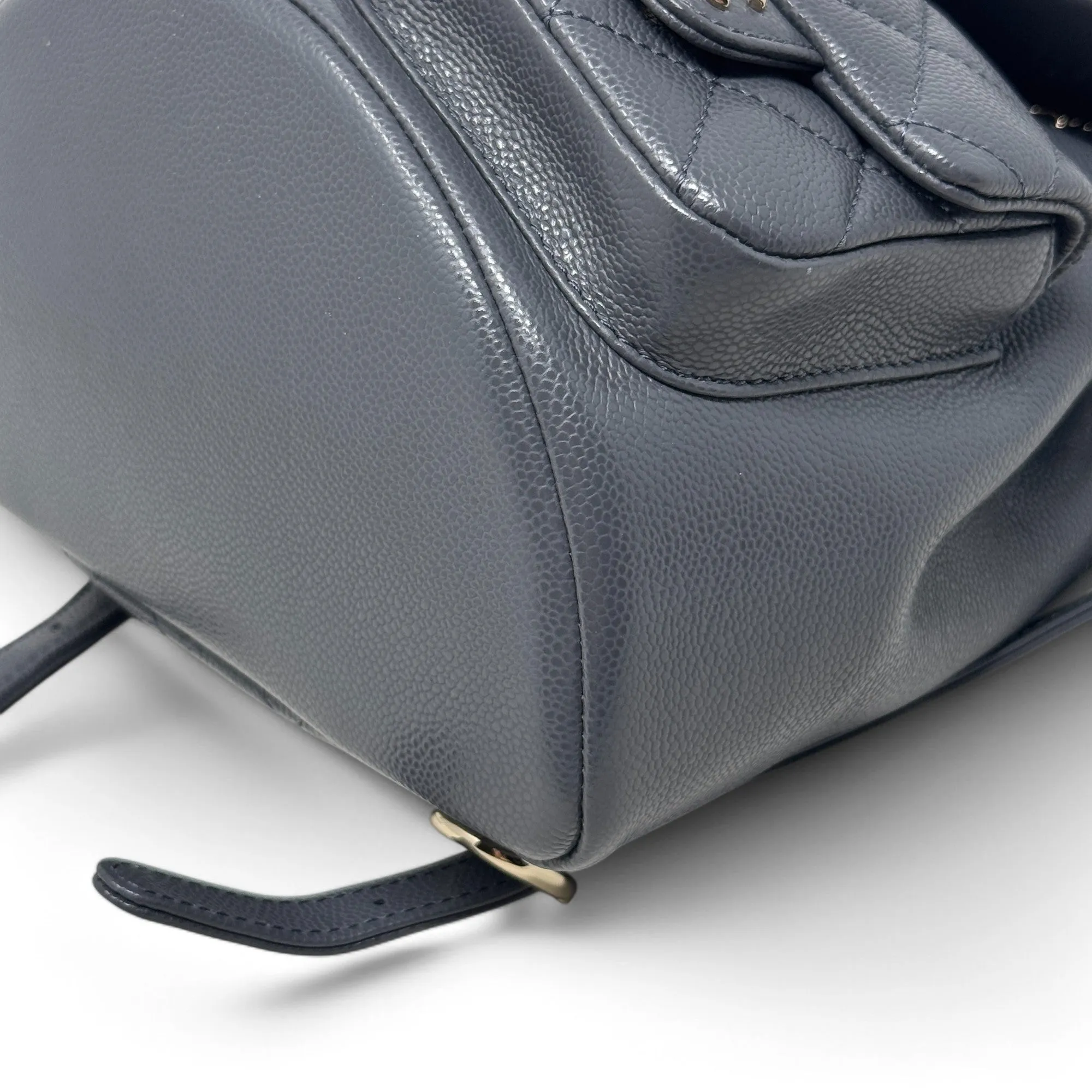 Chanel Grey Mini Duma Pockets Backpack