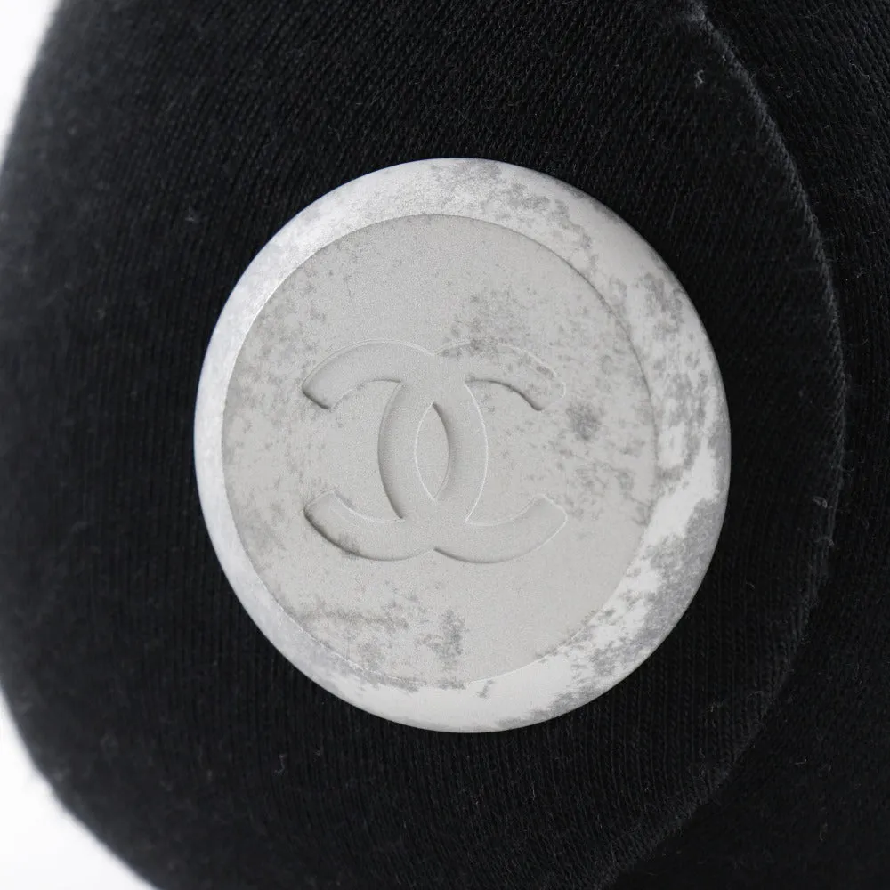 CHANEL Handbag cotton black 2WAYShoulder 2005 Premium Edition Hip bag Women Used