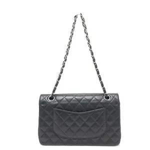 CHANEL Shoulder Bag A01112 lambskin black Matrasse 25 Women Used
