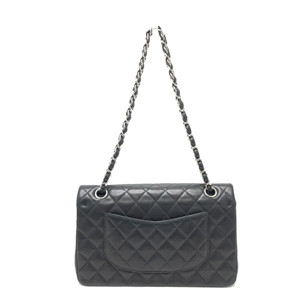 CHANEL Shoulder Bag A01112 lambskin black Matrasse 25 Women Used