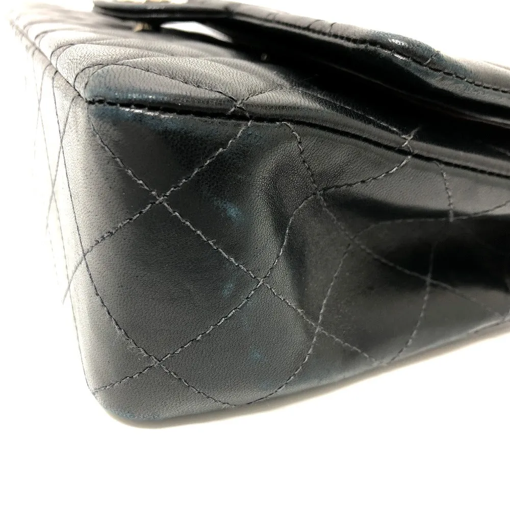 CHANEL Shoulder Bag A01112 lambskin black Matrasse 25 Women Used
