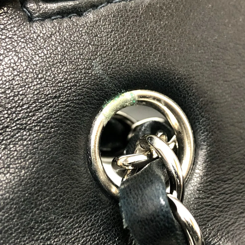 CHANEL Shoulder Bag A01112 lambskin black Matrasse 25 Women Used