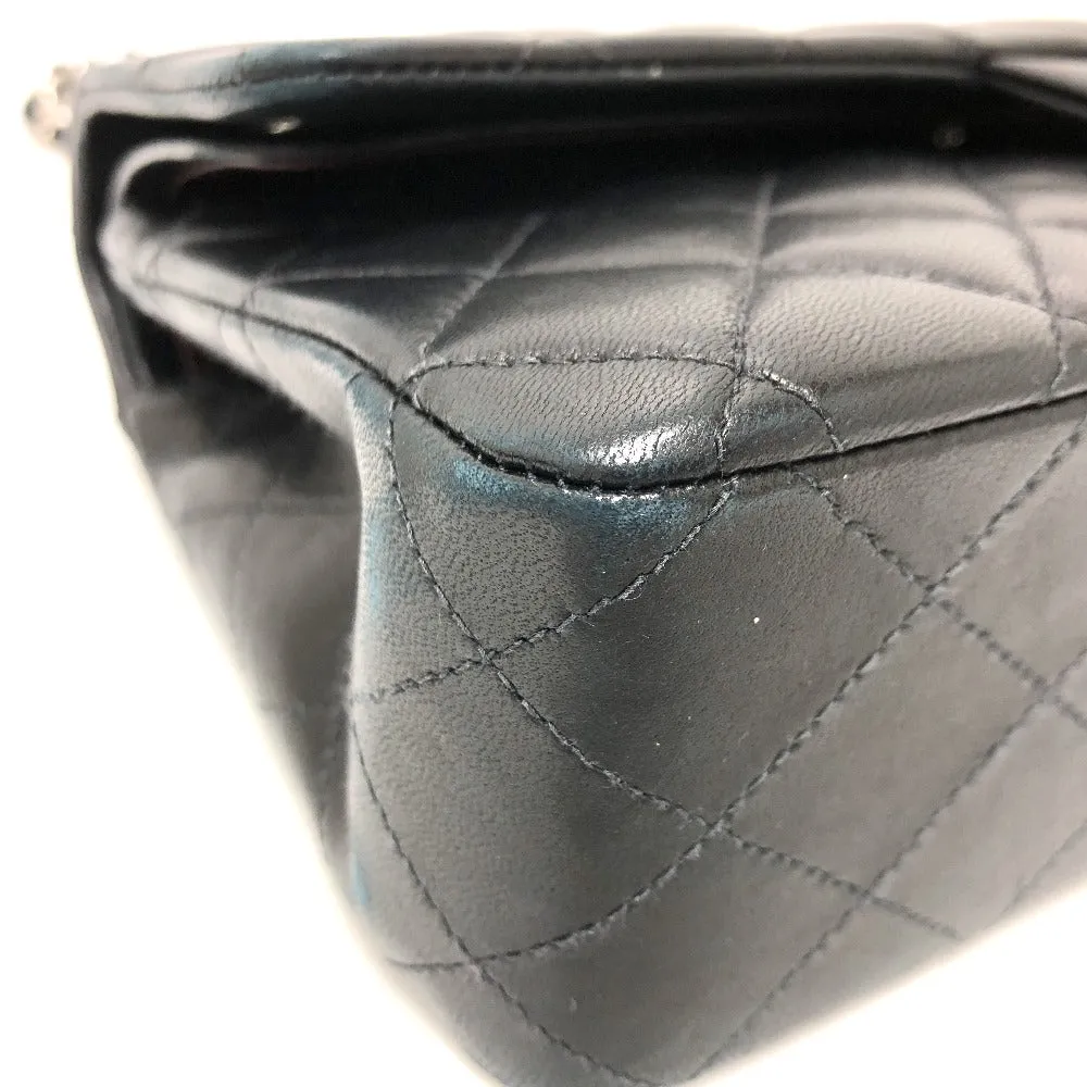 CHANEL Shoulder Bag A01112 lambskin black Matrasse 25 Women Used