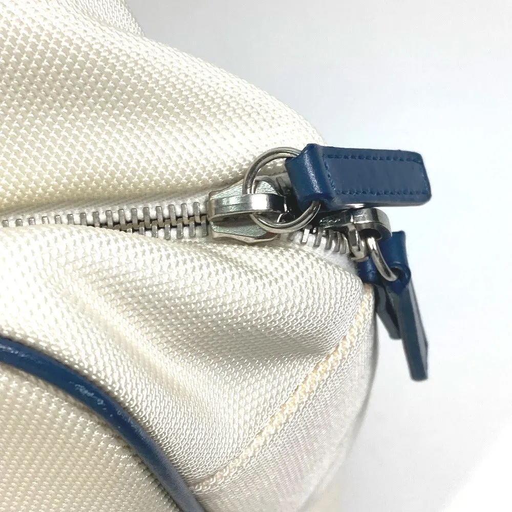 CHANEL Shoulder Bag Canvas / leather white Airline CC COCO Mark Women Used