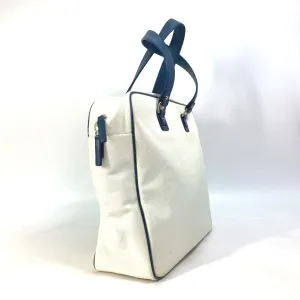 CHANEL Shoulder Bag Canvas / leather white Airline CC COCO Mark Women Used