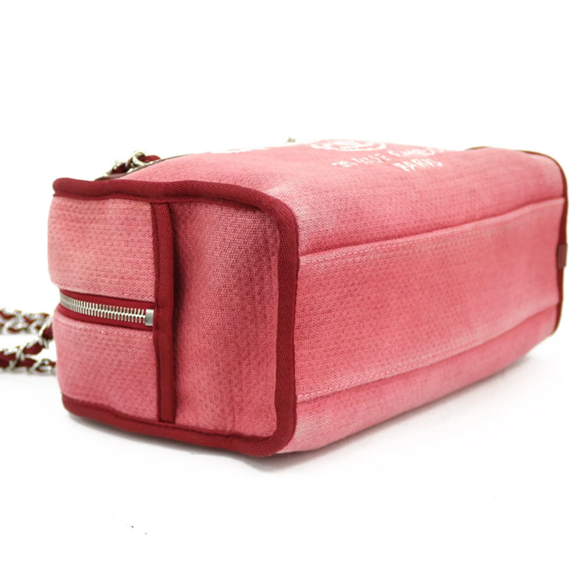 CHANEL Shoulder Bag Handbag Red Ladies