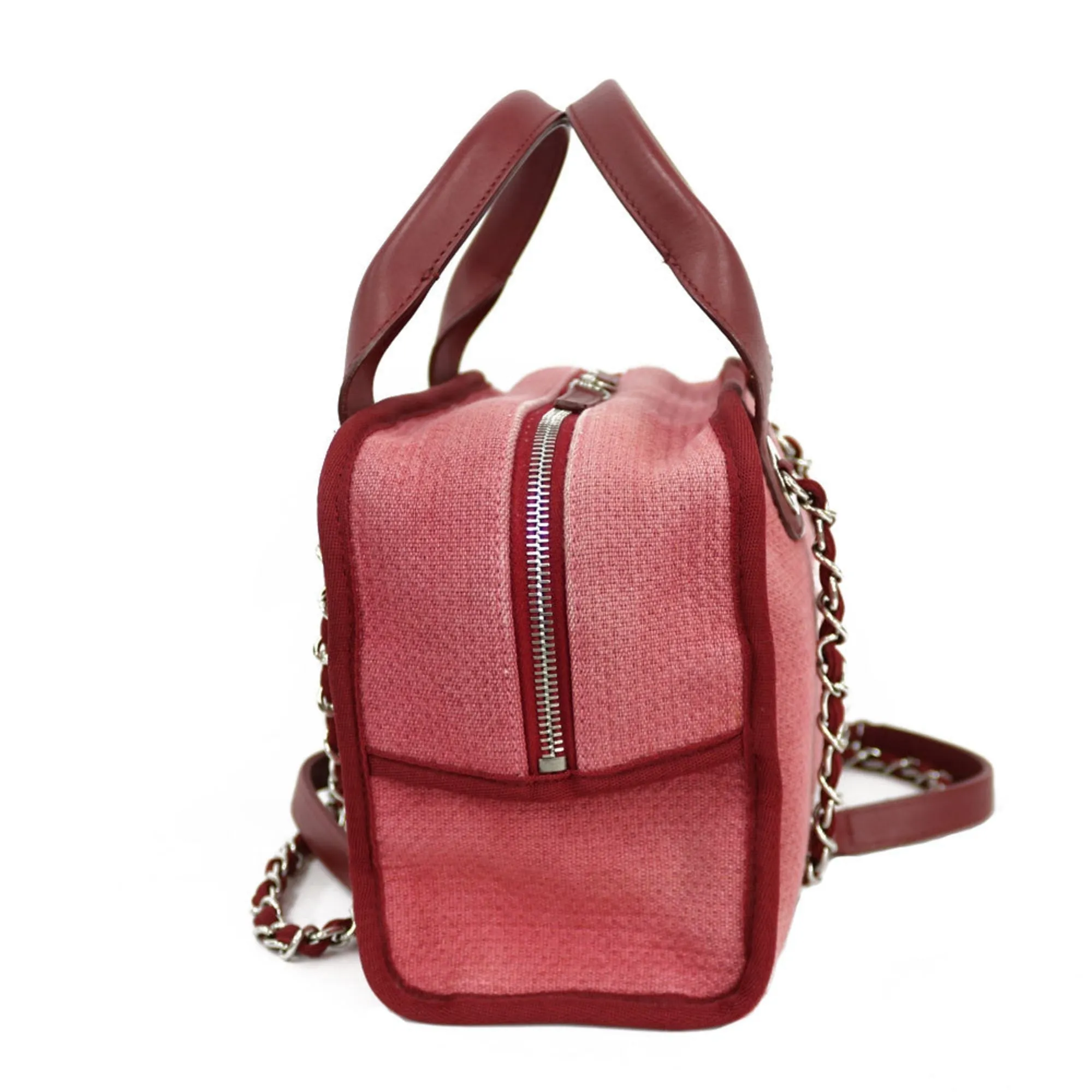 CHANEL Shoulder Bag Handbag Red Ladies