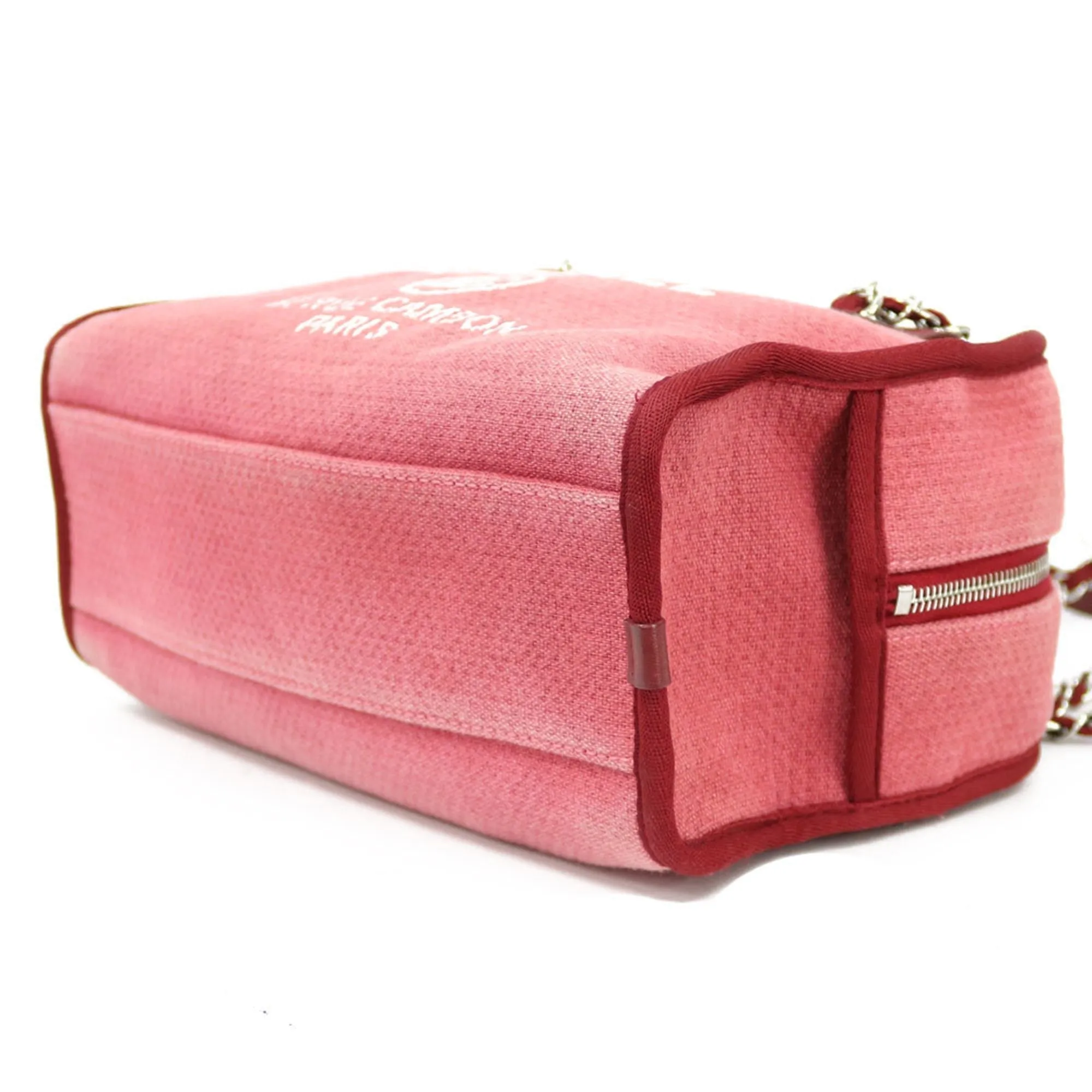 CHANEL Shoulder Bag Handbag Red Ladies