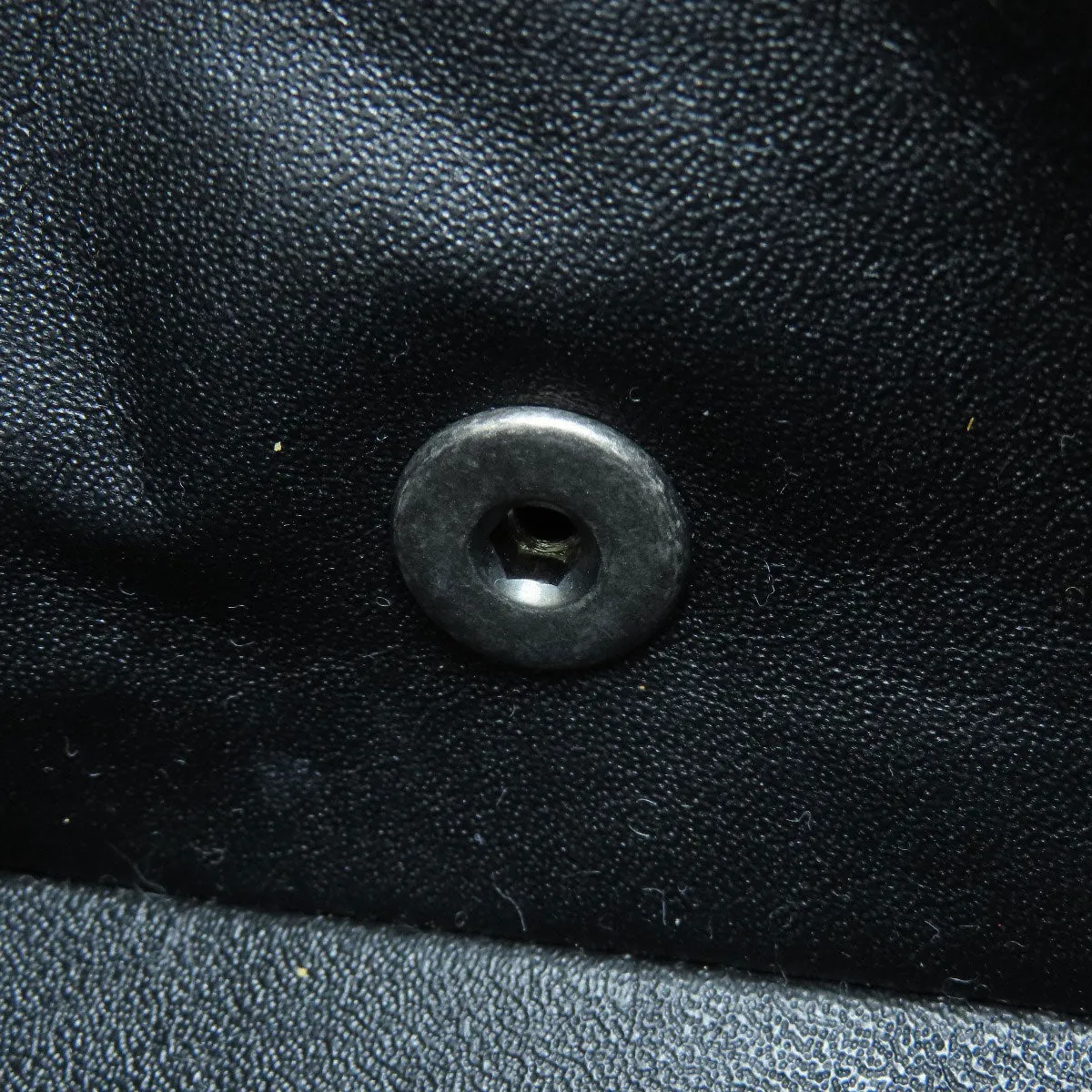 CHANEL Shoulder Bag lambskin black ChainShoulder Matelasse SilverMetal Women Used
