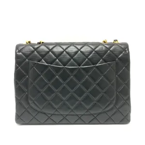 CHANEL Shoulder Bag lambskin black Matrasse 30 Women Used