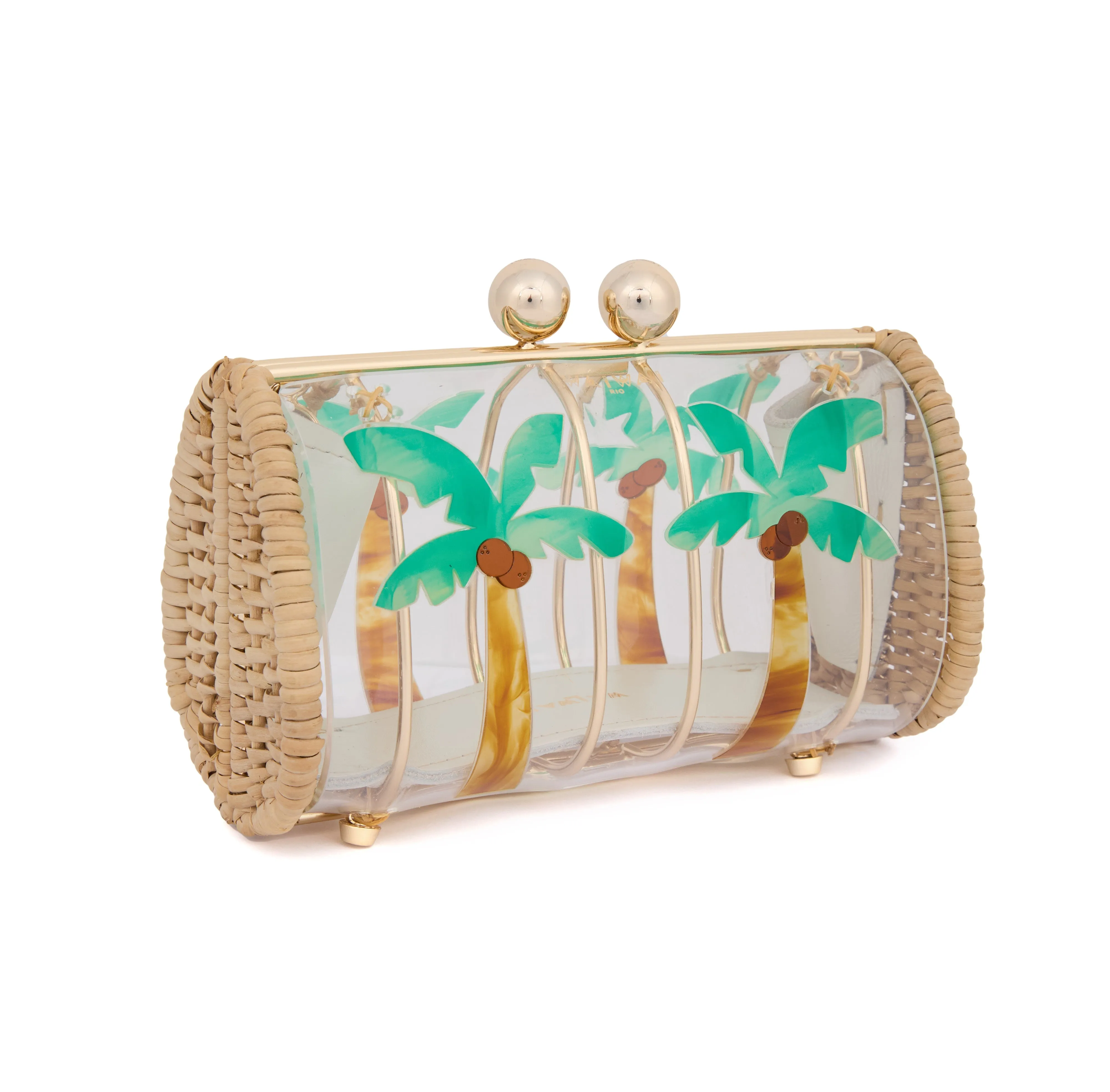 Clutch Petit Baob?? Gold Aloha