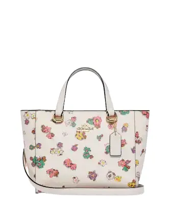 Coach Alice Satchel With Spaced Floral Field Print
