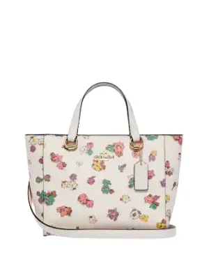 Coach Alice Satchel With Spaced Floral Field Print