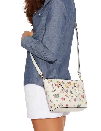 Coach Alice Satchel With Spaced Floral Field Print