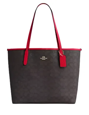 Coach City Tote Bag In Signature Canvas