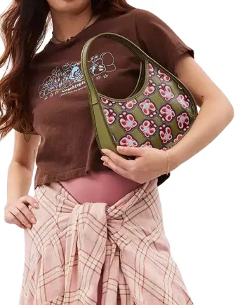 Coach Ergo Bag In Coachtopia Leather With Butterfly Print