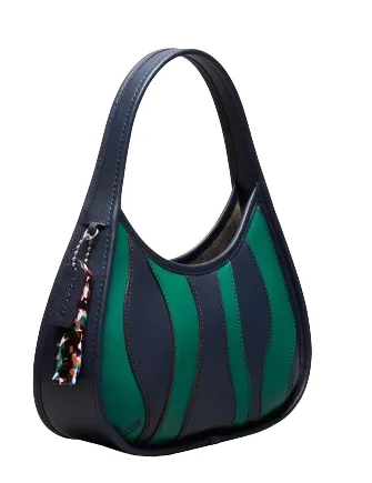 Coach Ergo Bag In Wavy Stripe Upcrafted Leather