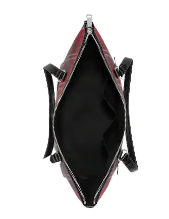 Coach Gallery Tote With Tartan Plaid Print