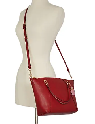 Coach Kacey Satchel In Colorblock With Heart Charm