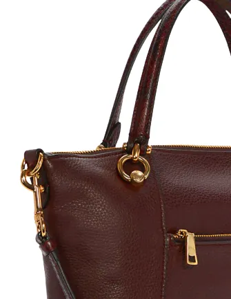 Coach Kacey Satchel With Snake Trim