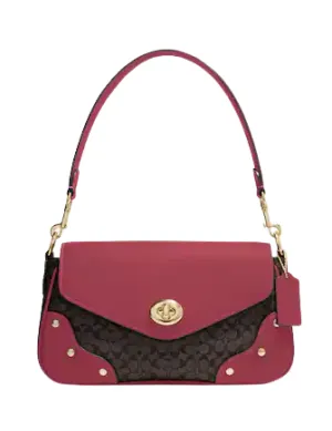 Coach Millie Shoulder Bag In Colorblock Signature Canvas